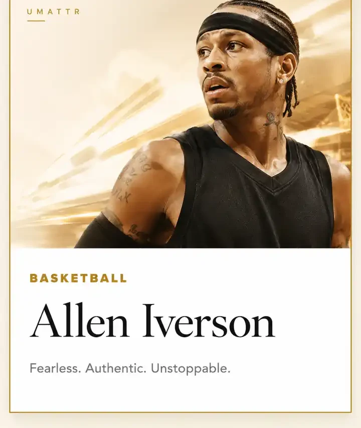 Allen Iverson athlete spotlight portrait