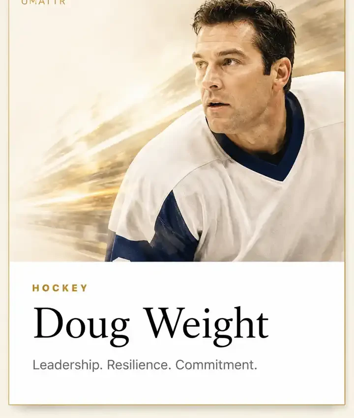 Doug Weight athlete spotlight portrait