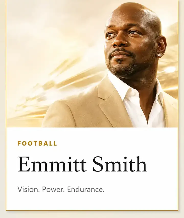 Emmitt Smith athlete spotlight portrait