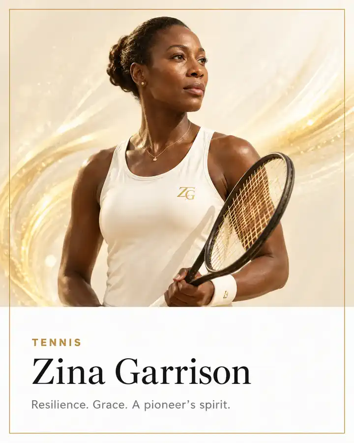 Zina Garrison athlete spotlight portrait