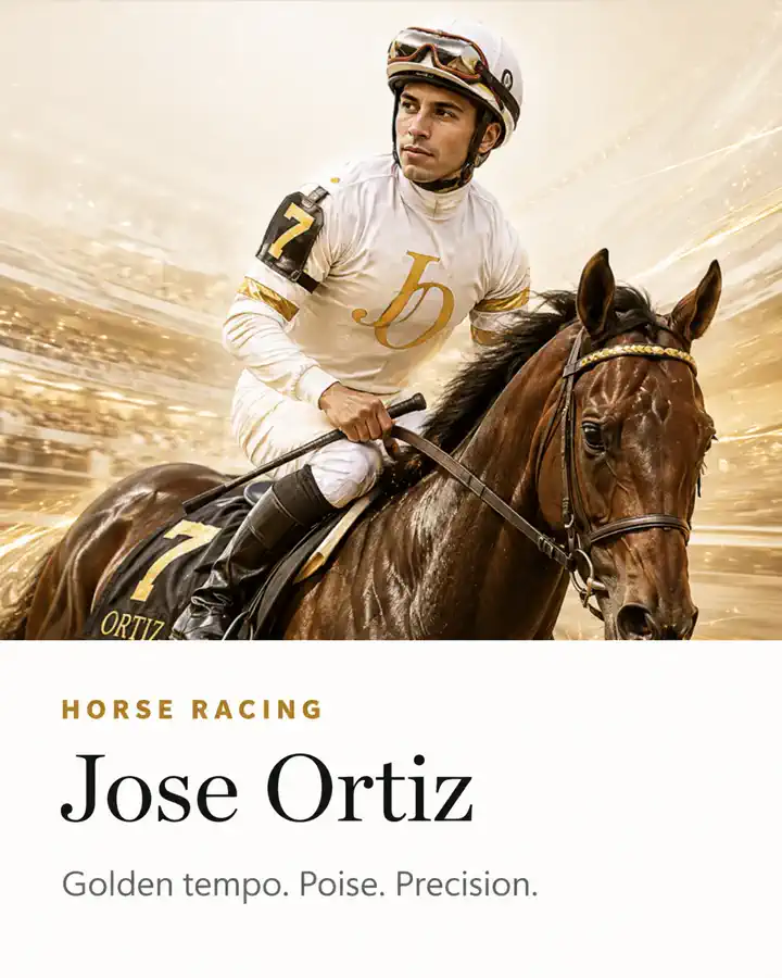 Jose Ortiz athlete spotlight portrait