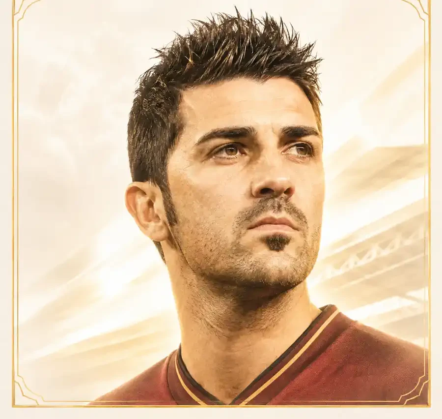 David Villa athlete spotlight artwork