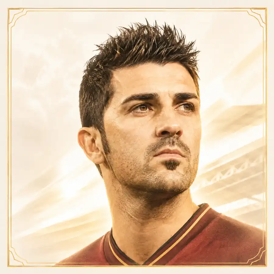 David Villa spotlight artwork