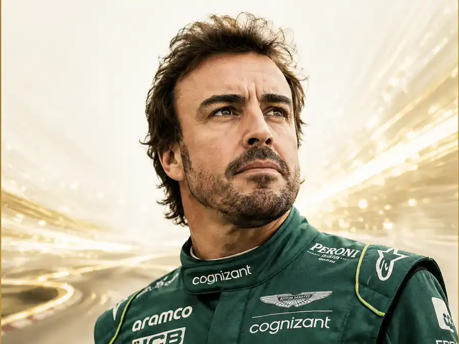 Fernando Alonso spotlight artwork