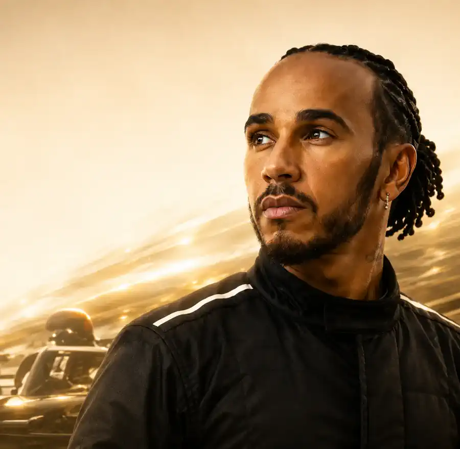 Lewis Hamilton spotlight artwork