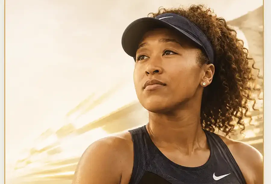Naomi Osaka athlete spotlight artwork