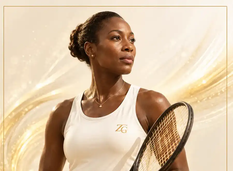 Zina Garrison athlete spotlight artwork