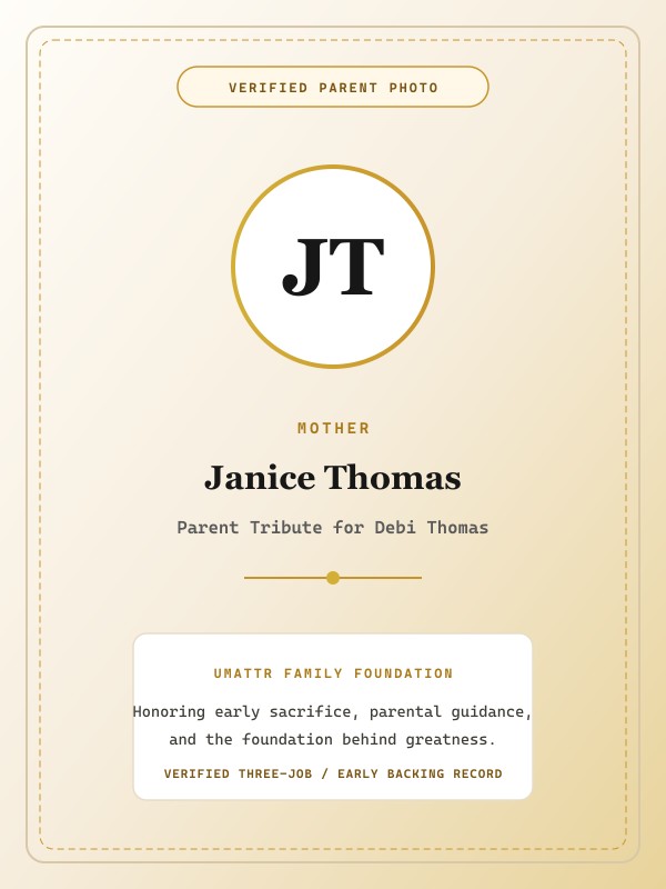 Janice Thomas public family image
