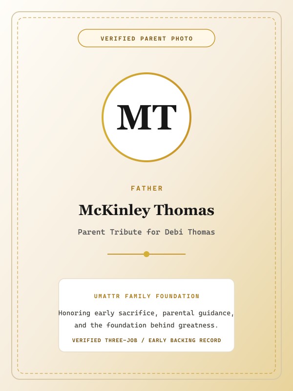 McKinley Thomas public family image