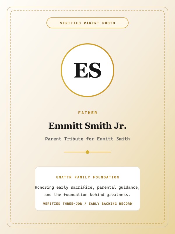 Emmitt Smith Jr. public family image