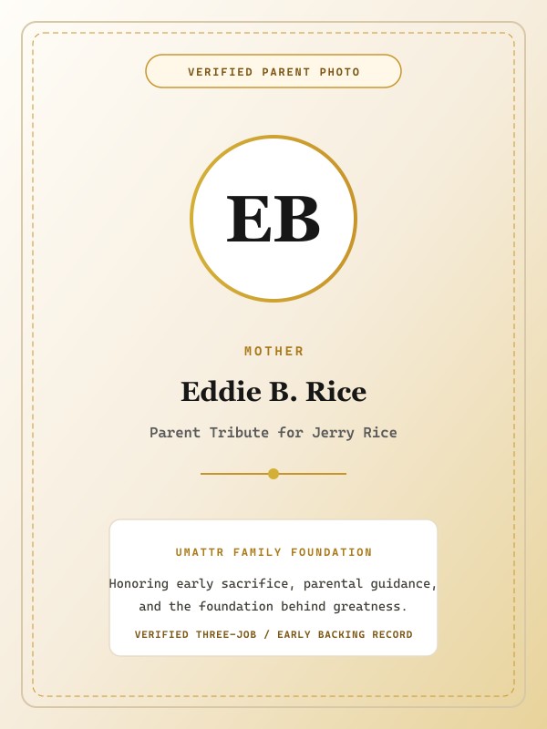 Eddie B. Rice public family image