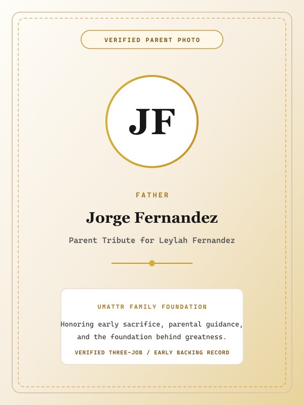 Jorge Fernandez public family image