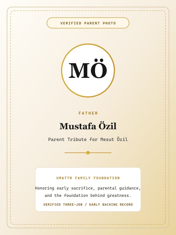 Mustafa Özil public family image