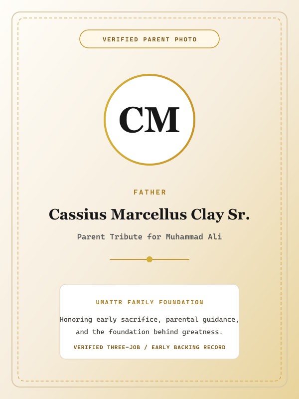 Cassius Marcellus Clay Sr. public family image