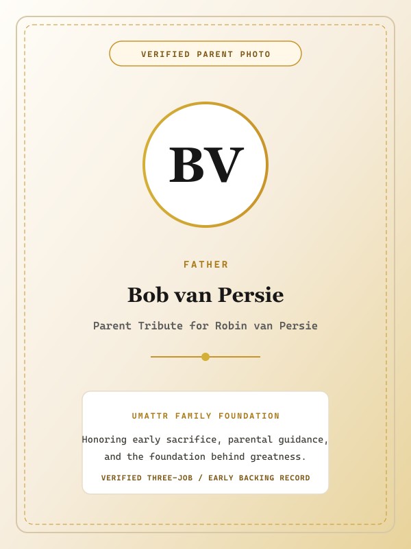 Bob van Persie public family image