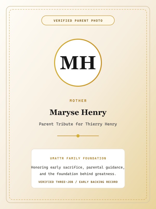 Maryse Henry public family image