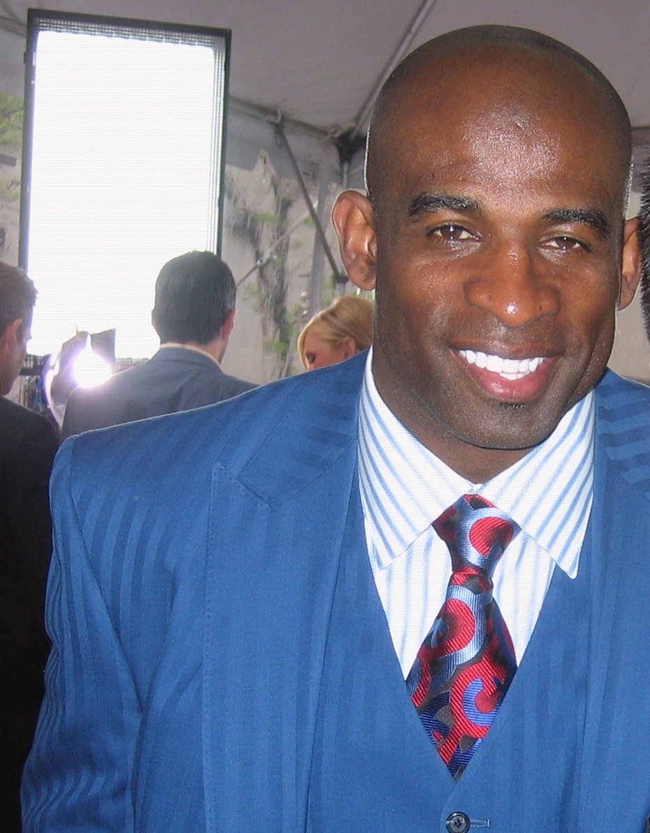 Deion Sanders real public-web portrait at a 2008 event.