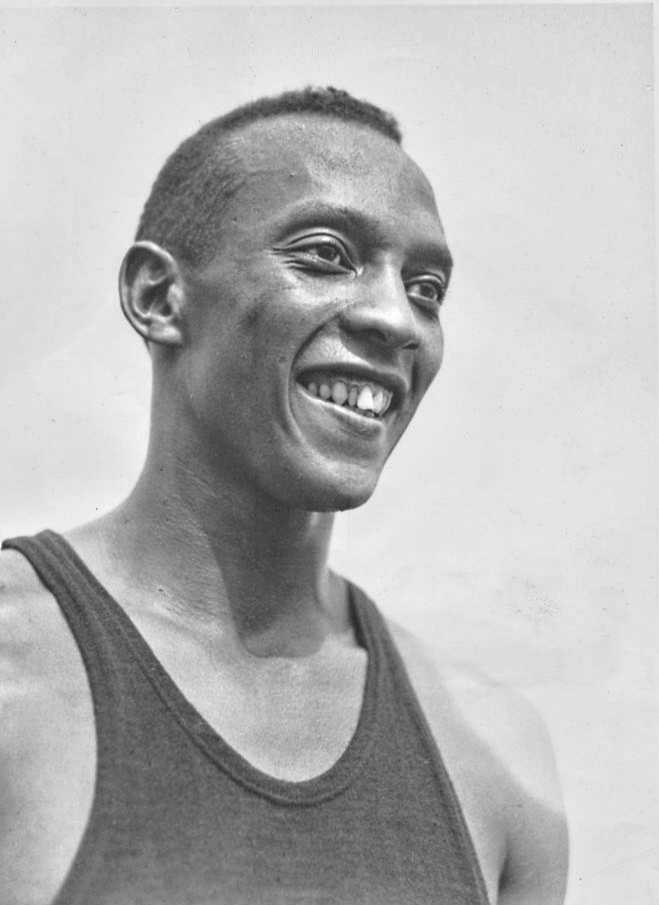 Jesse Owens real public-domain portrait from 1936.