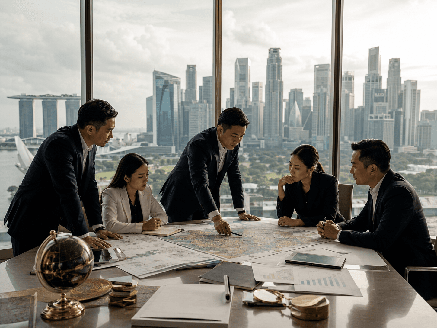 Singapore regional planning discussion with workforce and infrastructure focus