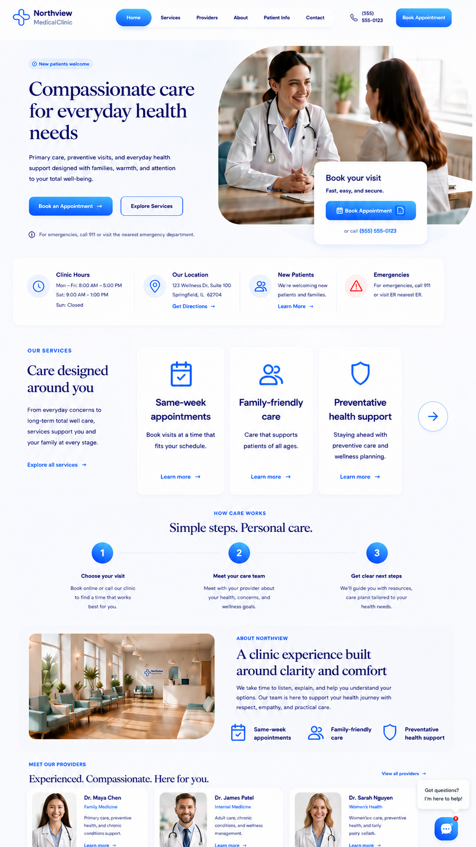 After website rebuild
