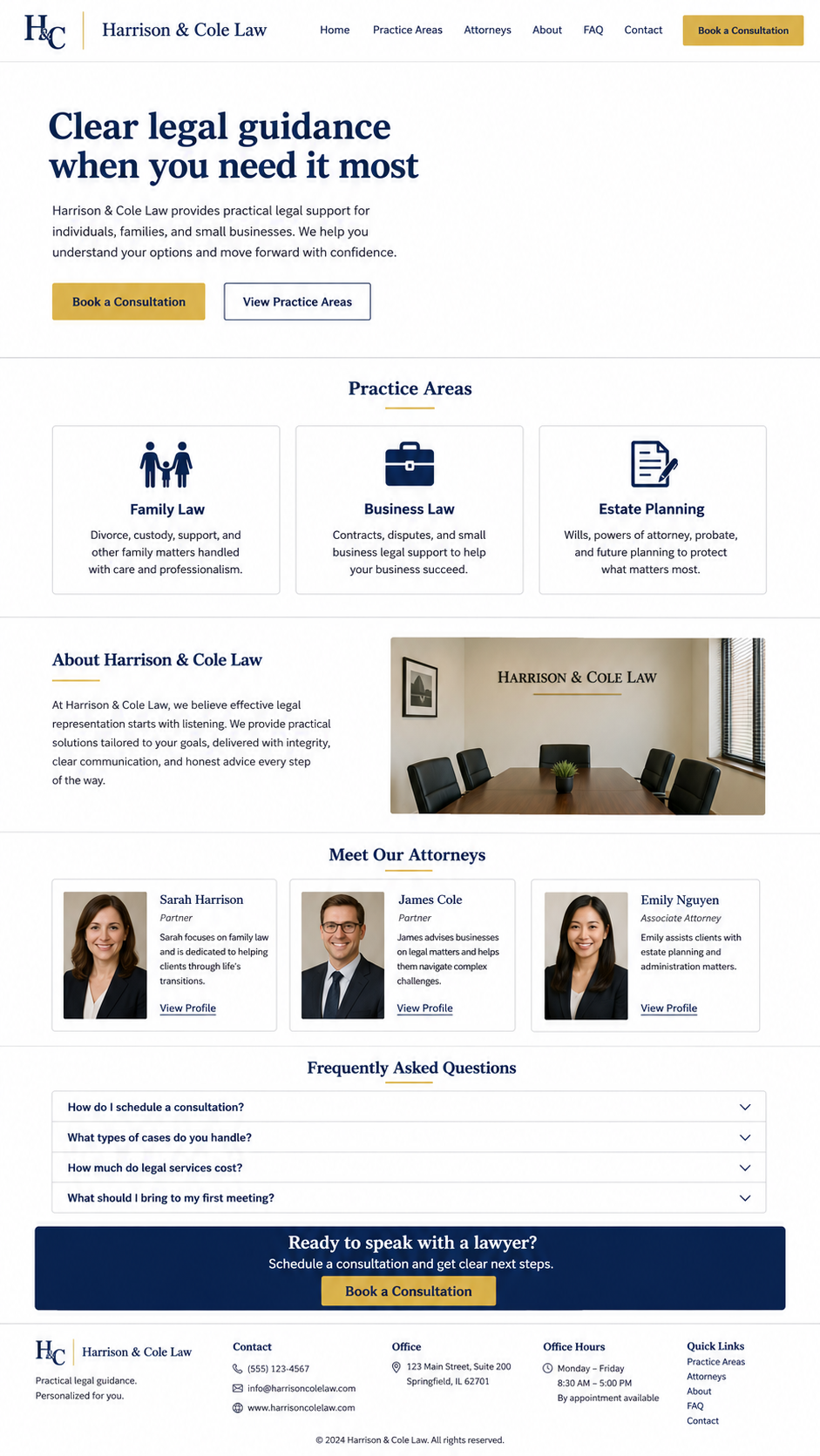 Before website rebuild