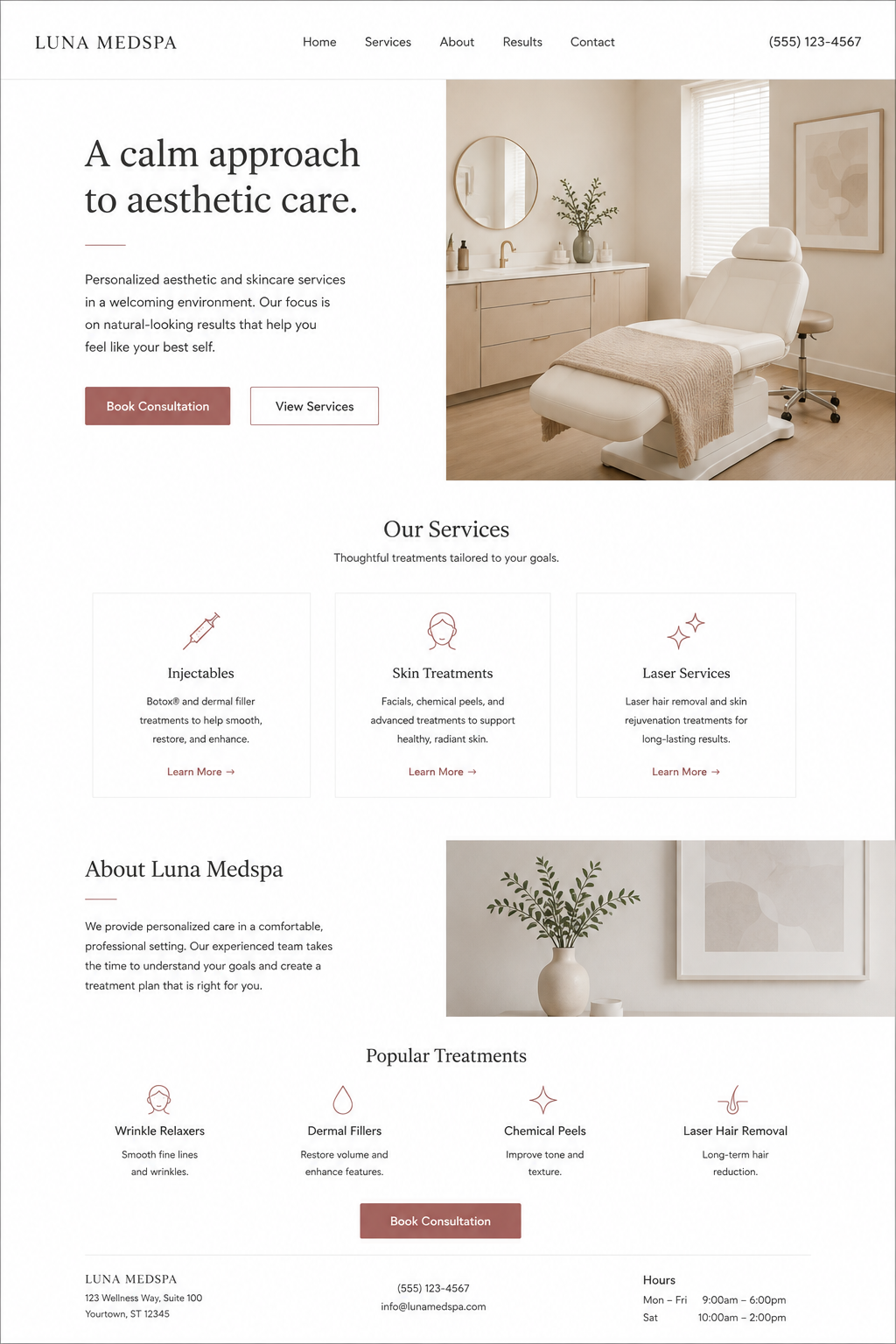 Before website rebuild
